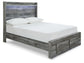 Baystorm  Panel Bed With 2 Storage Drawers