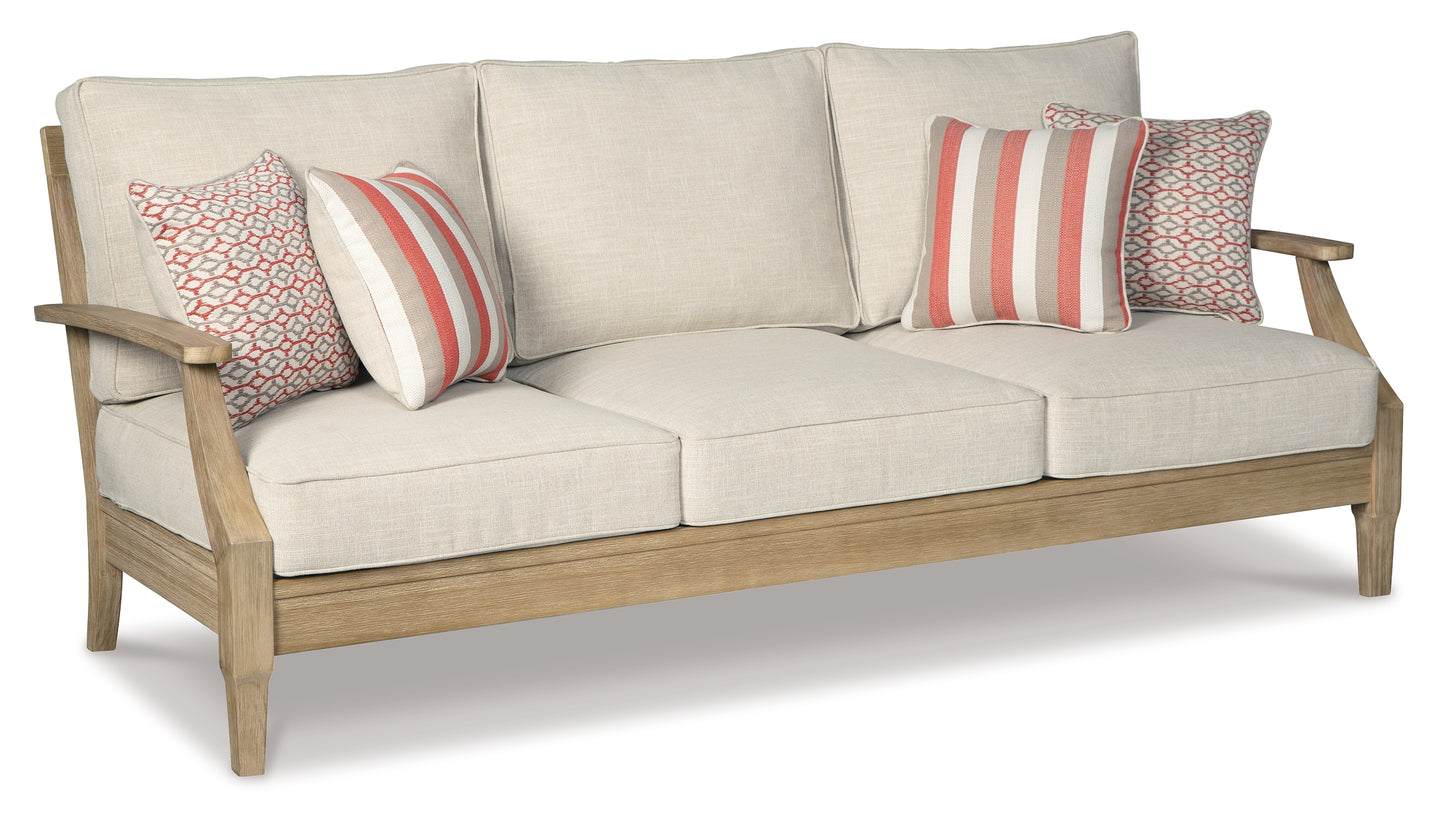 Clare View Outdoor Sofa with Coffee Table