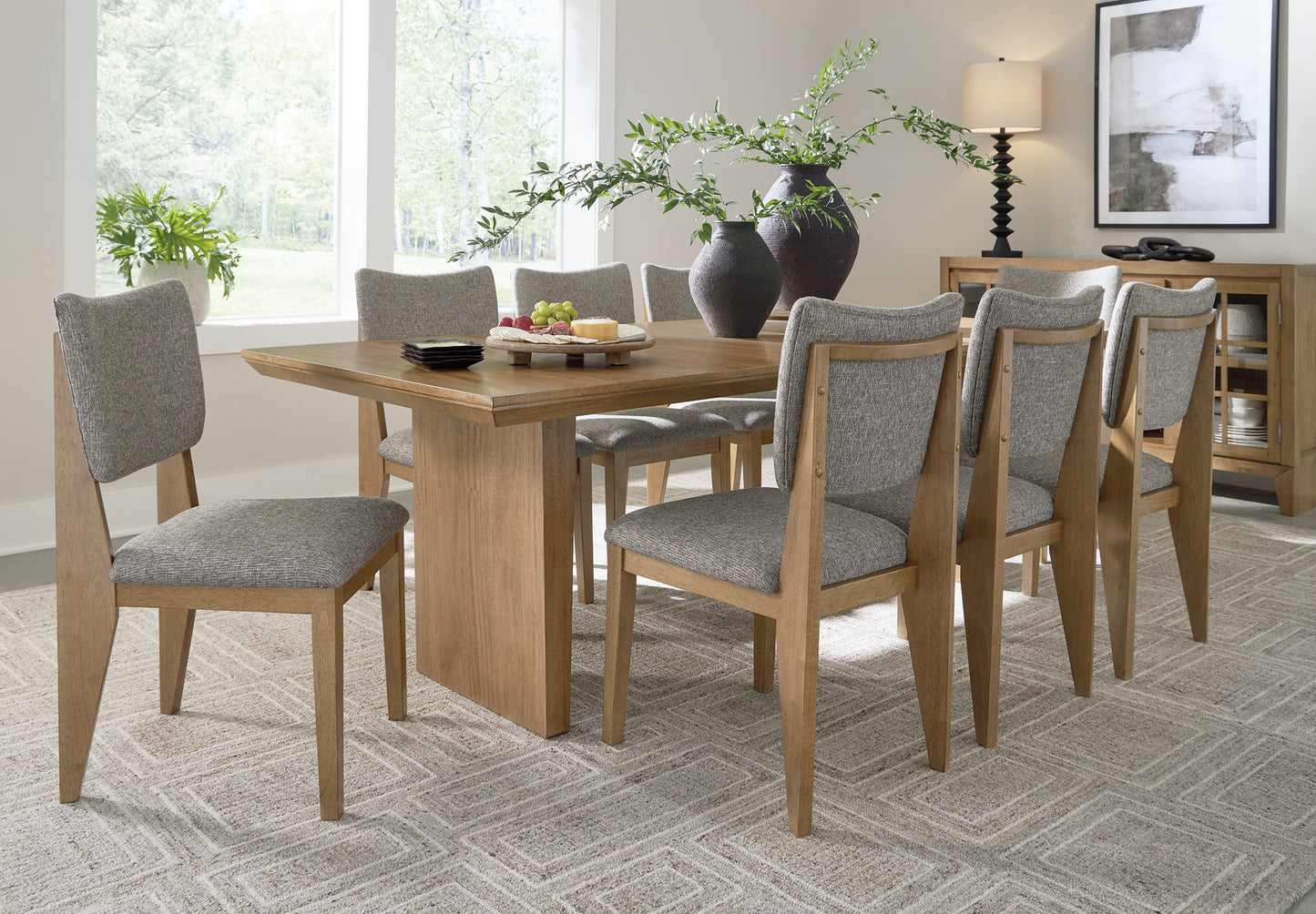 Sherbana Dining Table and 8 Chairs