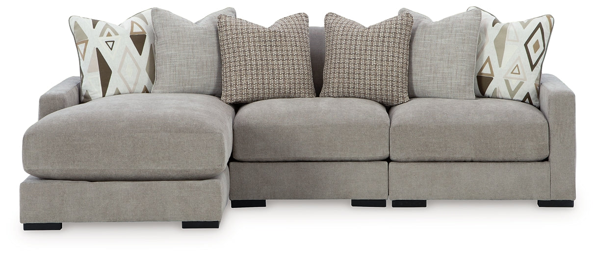 Aslan Court 3-Piece Sofa Sectional with Chaise