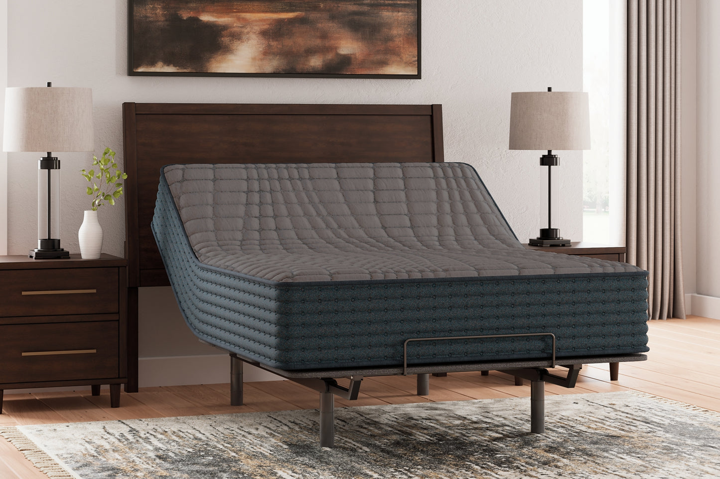 Gray 1200 Hybrid Queen Mattress