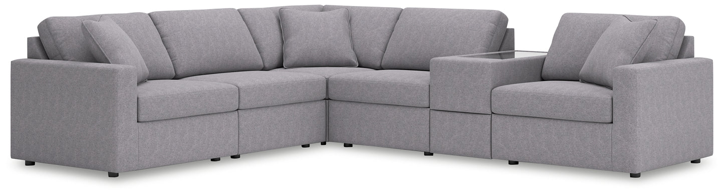 Modmax 6-Piece Sectional with Storage Console