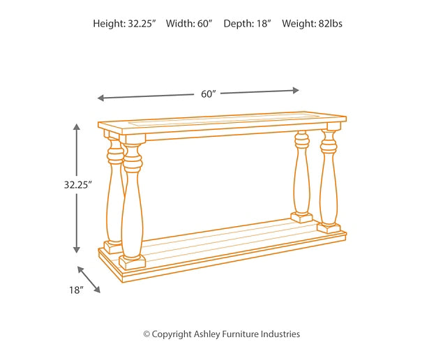 Mallacar Sofa Table