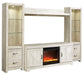 Bellaby 4-Piece Entertainment Center with Fireplace