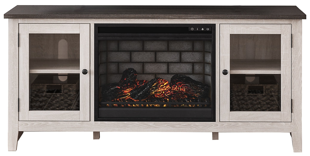 Dorrinson 60" TV Stand with Electric Fireplace