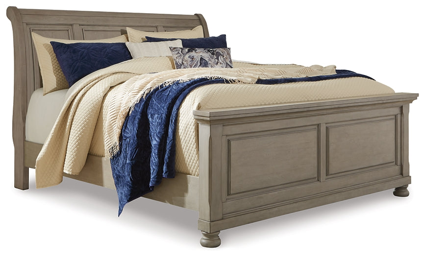 Lettner  Sleigh Bed