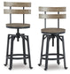 Lesterton Counter Height Dining Table and 2 Barstools