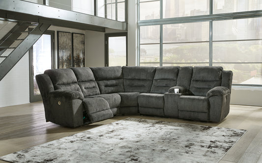 Nettington 3-Piece Power Reclining Sectional